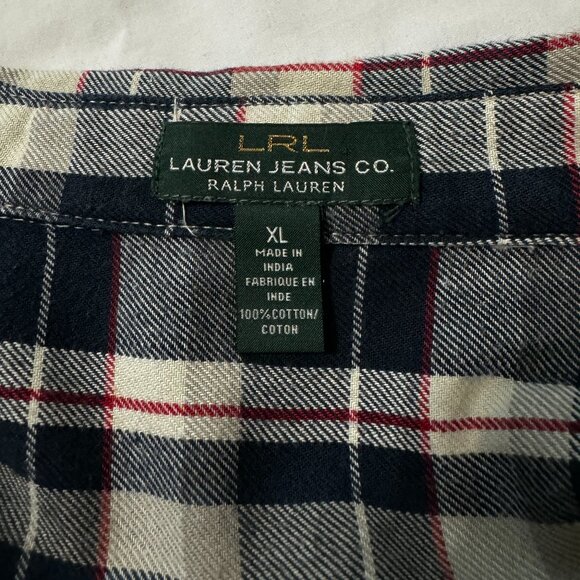 Lauren Jeans & Co. Ralph Lauren Women´s Button Down Shirt, Size XL - Picture 6 of 11